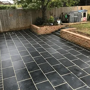 black patio