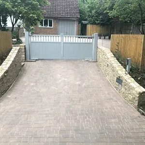 driveway and gate