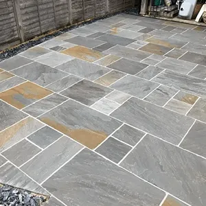 light grey patio